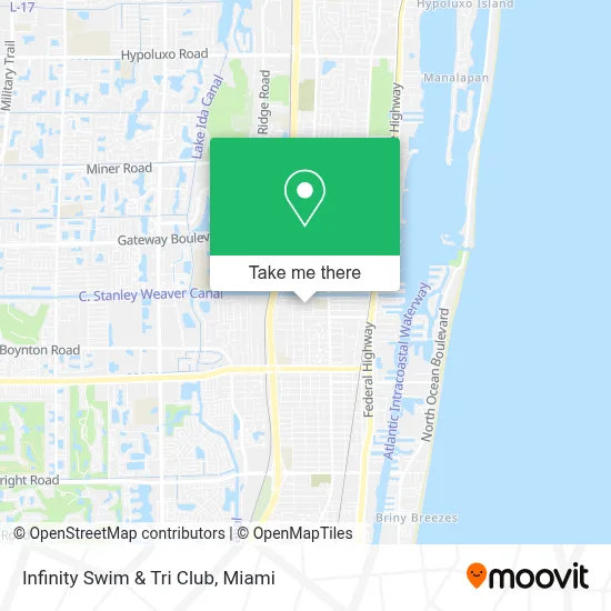 Infinity Swim & Tri Club map
