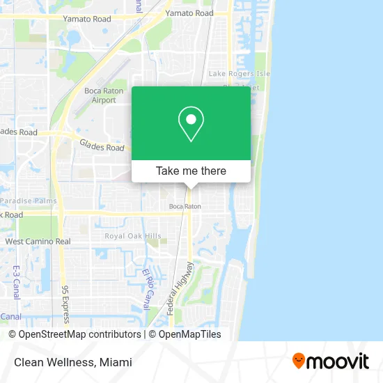 Clean Wellness map