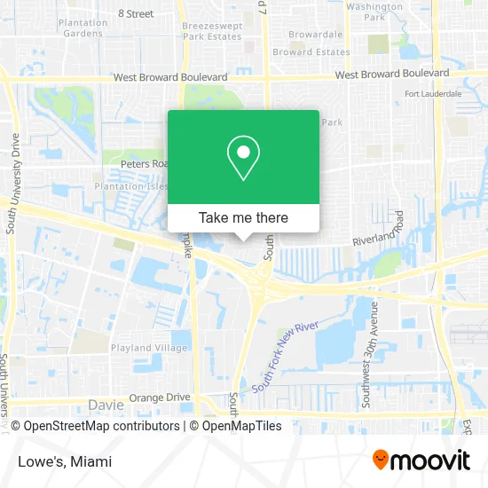 Lowe's map