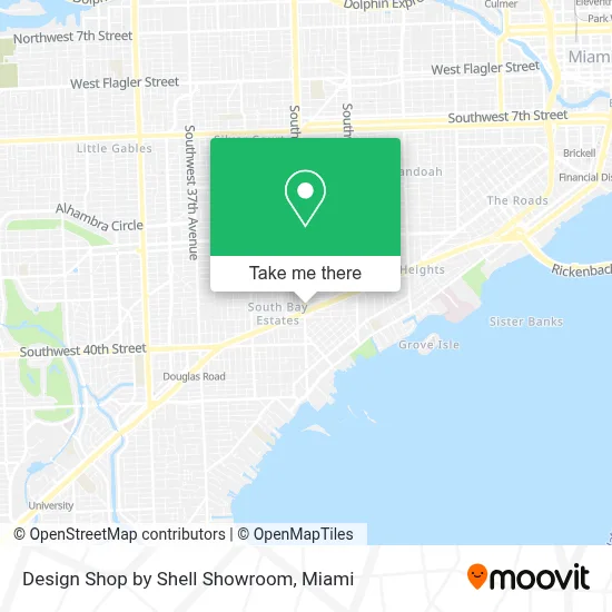 Design Shop by Shell Showroom map
