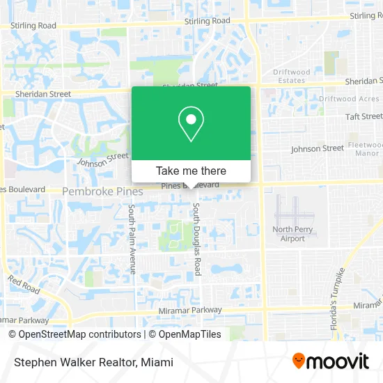 Stephen Walker Realtor map