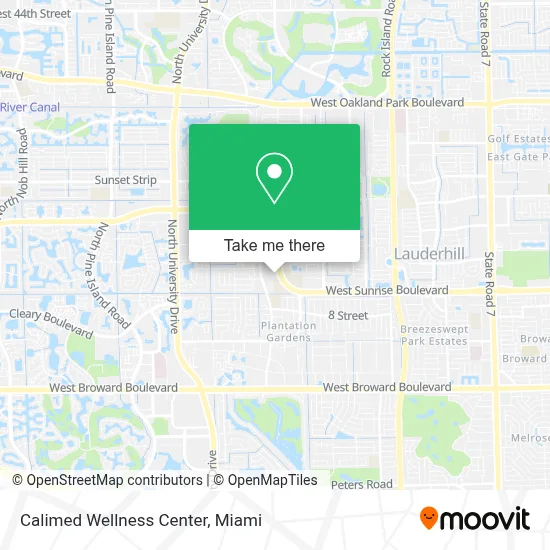 Calimed Wellness Center map