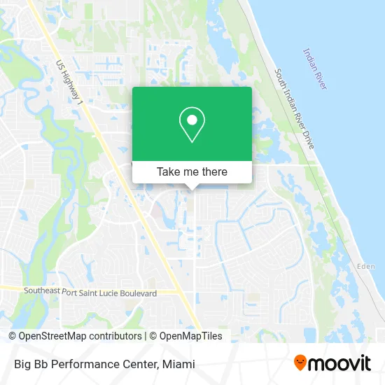 Big Bb Performance Center map