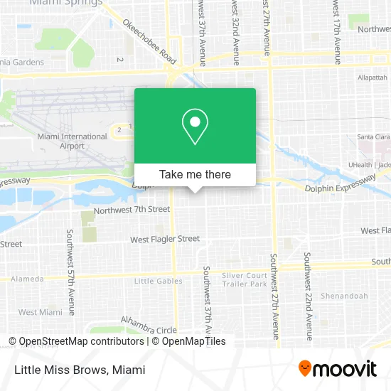 Little Miss Brows map