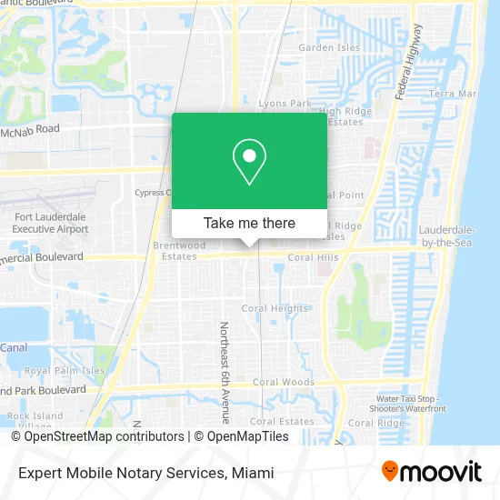 Expert Mobile Notary Services map
