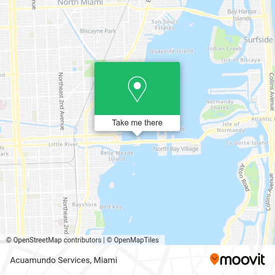 Acuamundo Services map