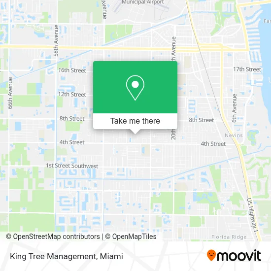 King Tree Management map