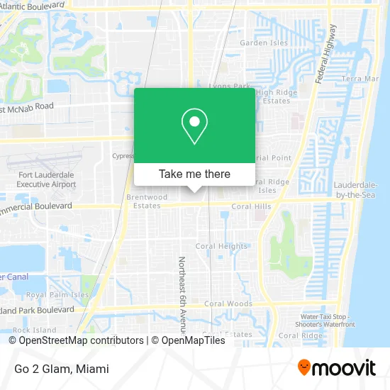 Go 2 Glam map