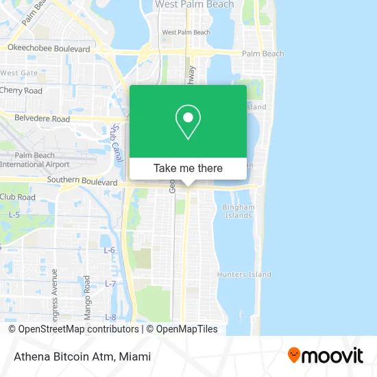 Athena Bitcoin Atm map