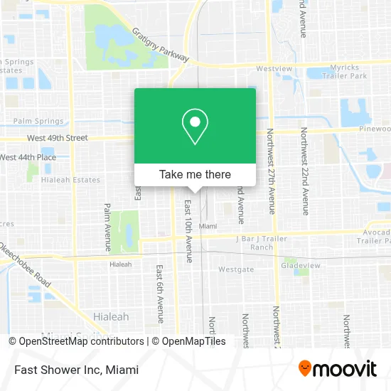 Fast Shower Inc map