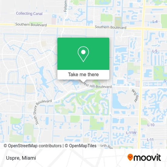 Uspre map