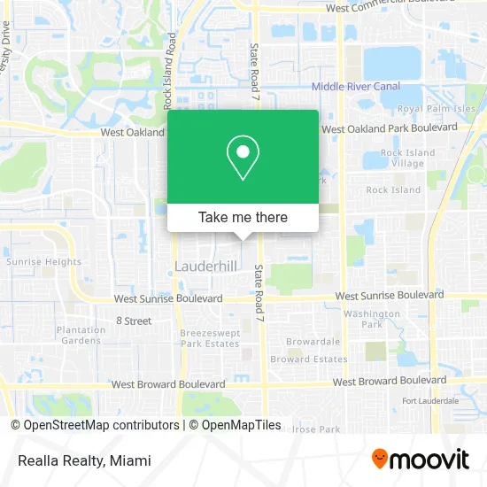 Realla Realty map