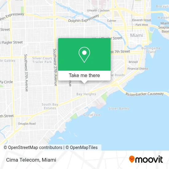 Cima Telecom map