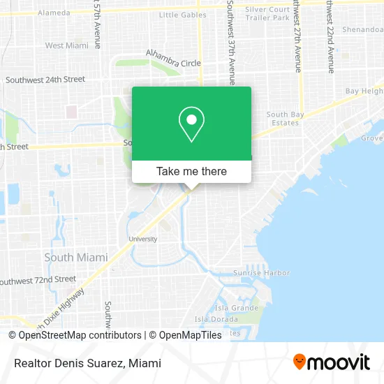 Realtor Denis Suarez map