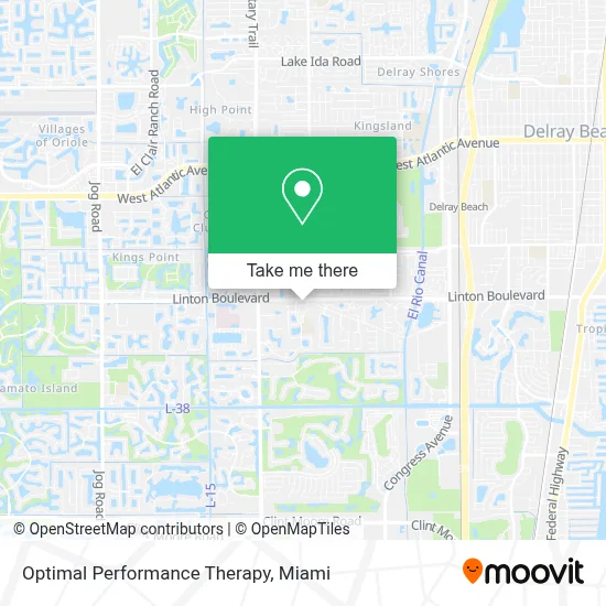Optimal Performance Therapy map