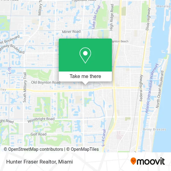 Hunter Fraser Realtor map