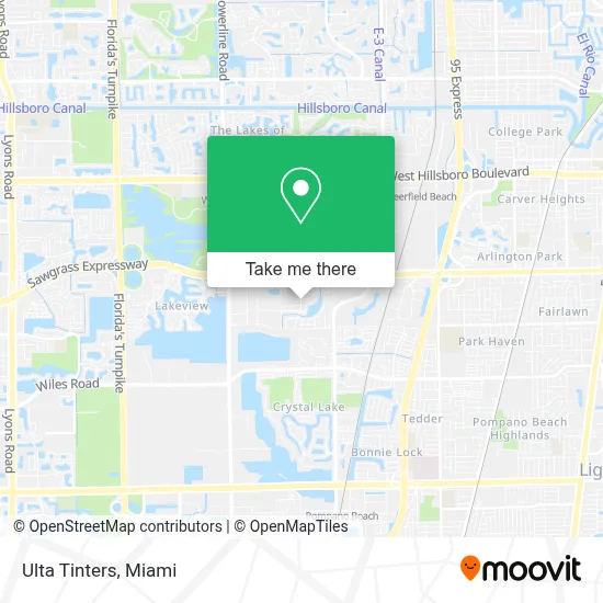 Ulta Tinters map