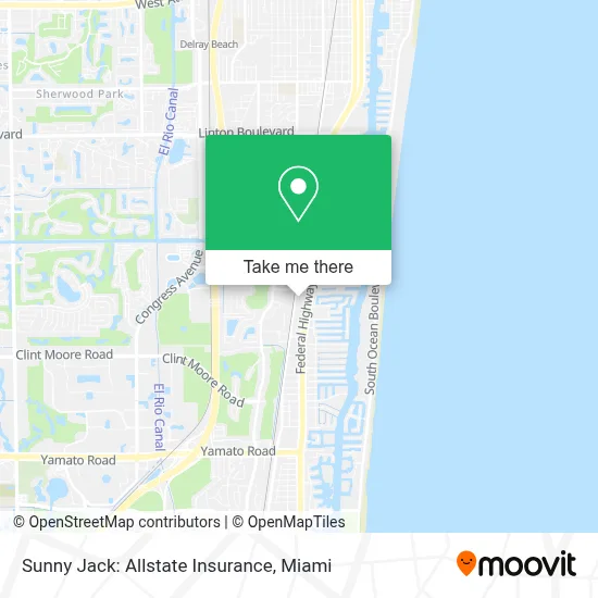 Sunny Jack: Allstate Insurance map