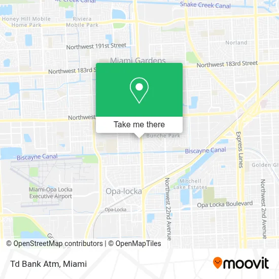 Td Bank Atm map