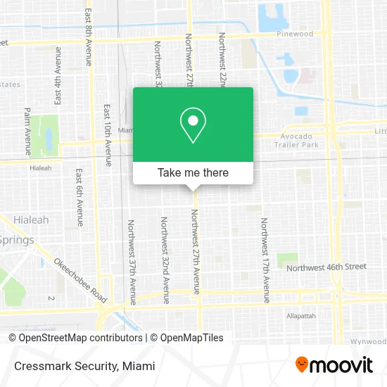 Cressmark Security map