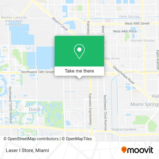 Laser I Store map