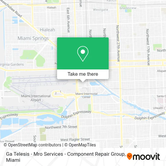 Ga Telesis - Mro Services - Component Repair Group map