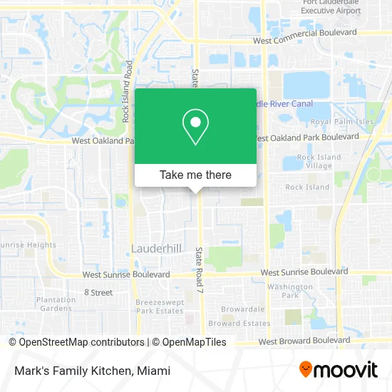 Mark's Family Kitchen map