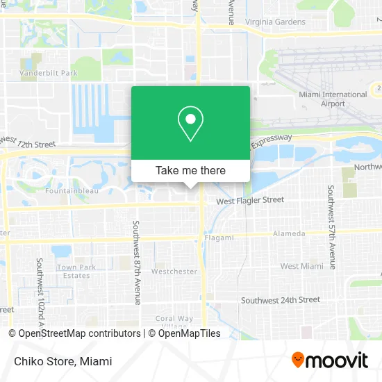Chiko Store map