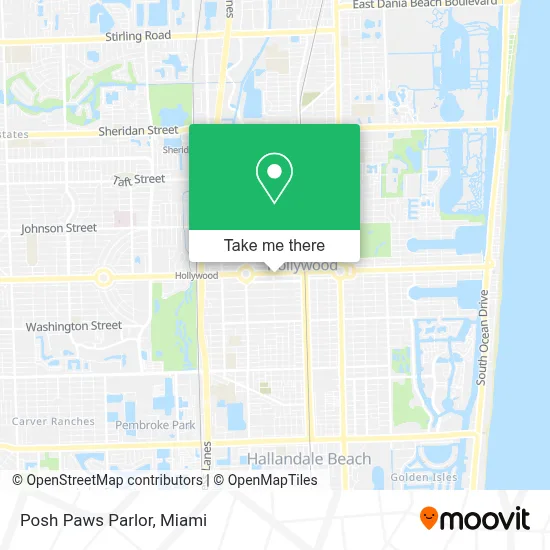 Posh Paws Parlor map