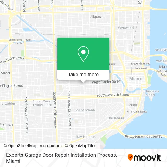 Experts Garage Door Repair Installation Process map