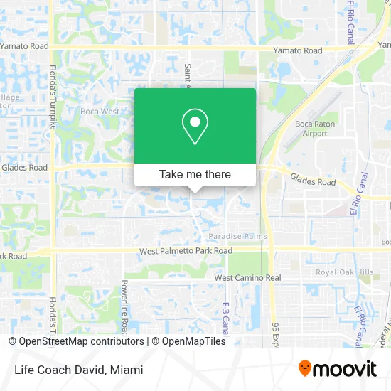 Life Coach David map