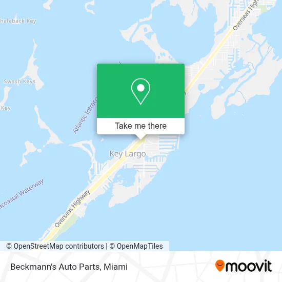 Beckmann's Auto Parts map