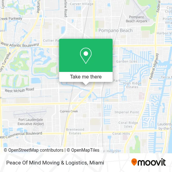 Peace Of Mind Moving & Logistics map