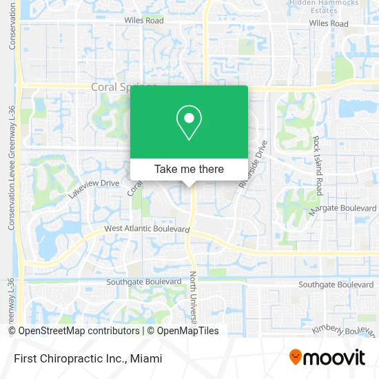 First Chiropractic Inc. map