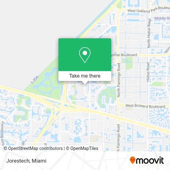 Jorestech map