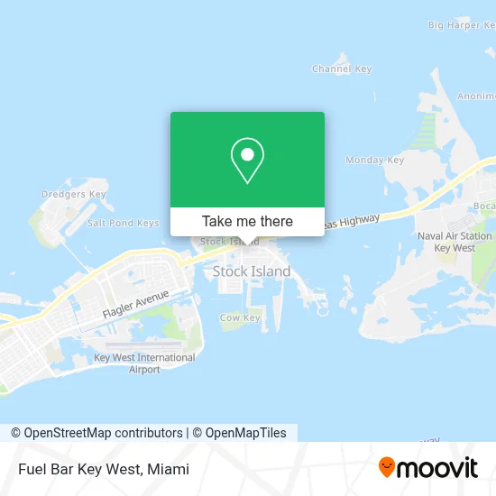 Fuel Bar Key West map