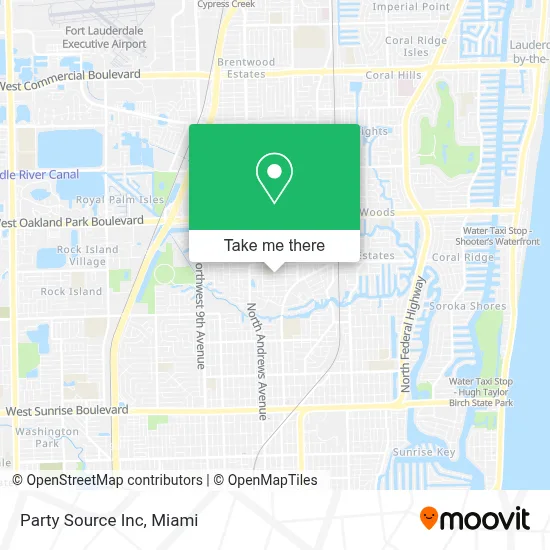 Party Source Inc map