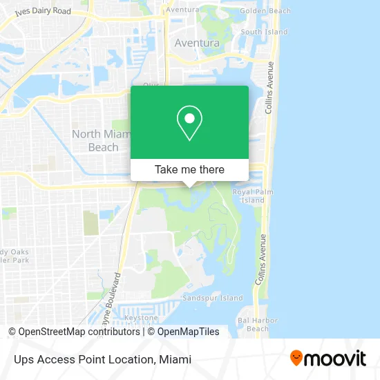 Ups Access Point Location map