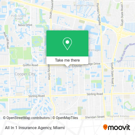 All In 1 Insurance Agency map