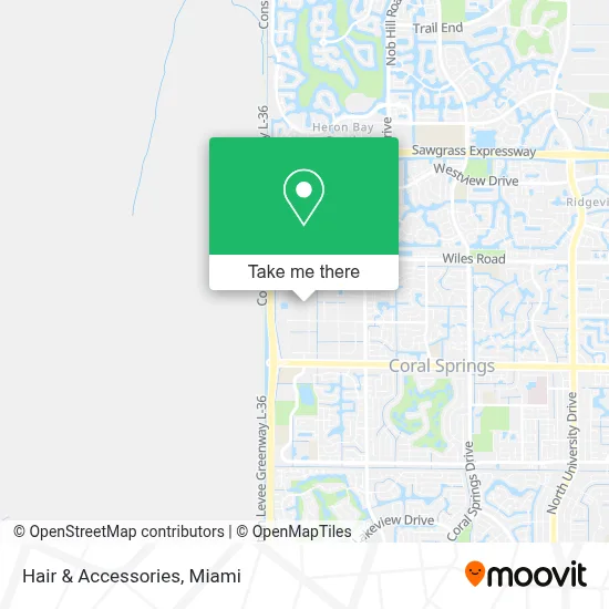 Hair & Accessories map