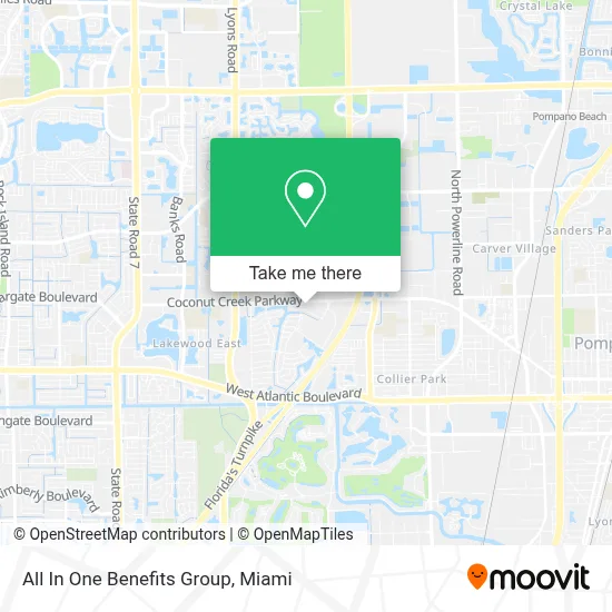 All In One Benefits Group map