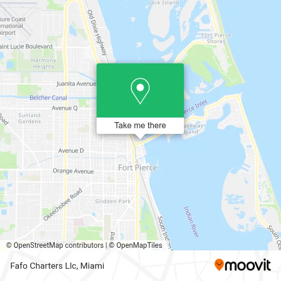 Fafo Charters Llc map