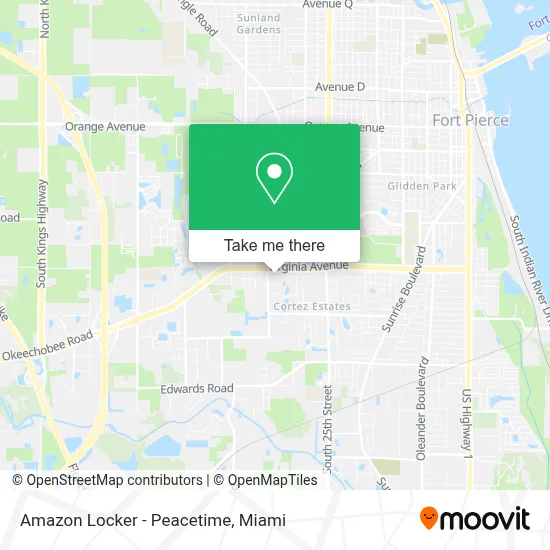 Amazon Locker - Peacetime map