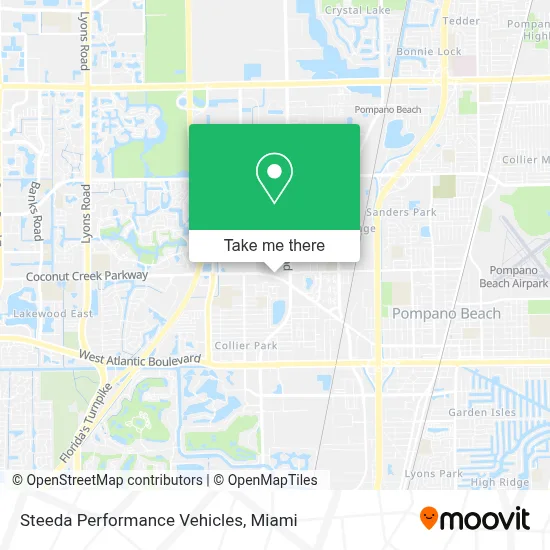 Steeda Performance Vehicles map
