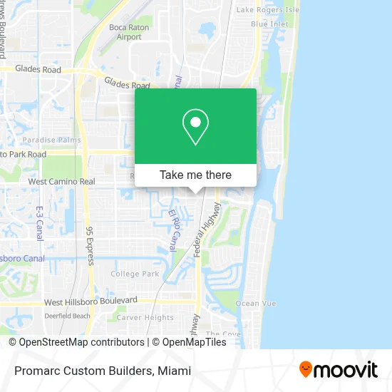 Promarc Custom Builders map