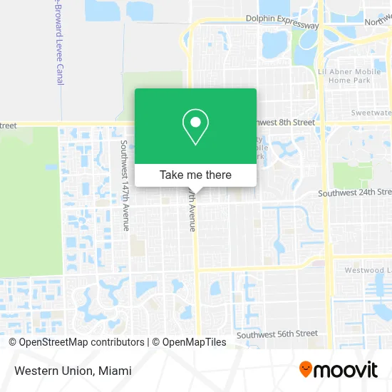 Western Union map