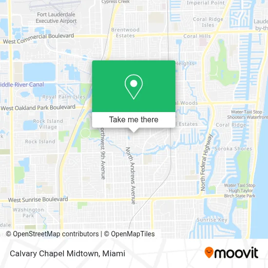 Calvary Chapel Midtown map