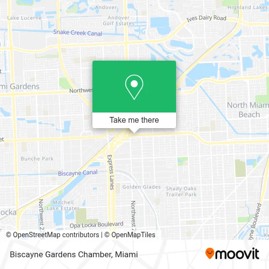 Biscayne Gardens Chamber map