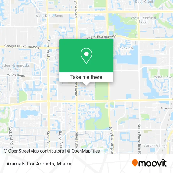 Animals For Addicts map
