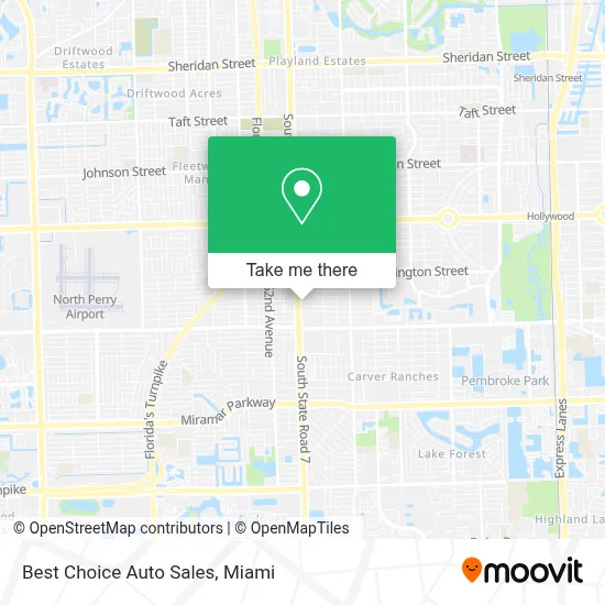 Best Choice Auto Sales map